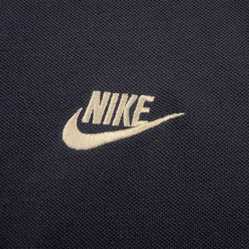 Nike Embroidered Swoosh Blue Short Sleeve Polo Shirt Men's Size XL - Picture 3 of 7
